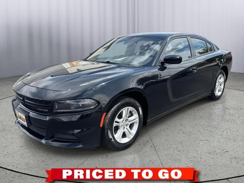 Pitch Black Clearcoat 2023 Dodge Charger SXT