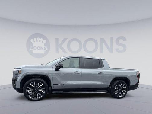 Thunderstorm Gray 2025 GMC Sierra EV Max Range Denali