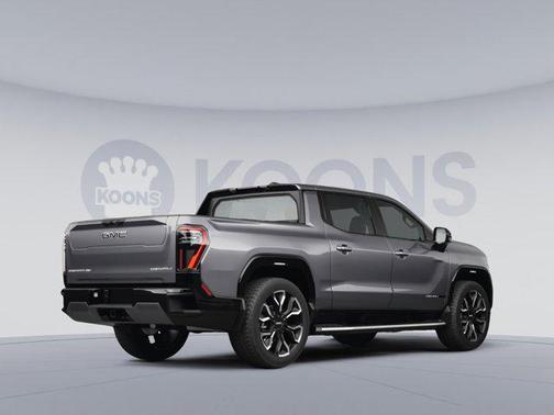 Thunderstorm Gray 2025 GMC Sierra EV Max Range Denali