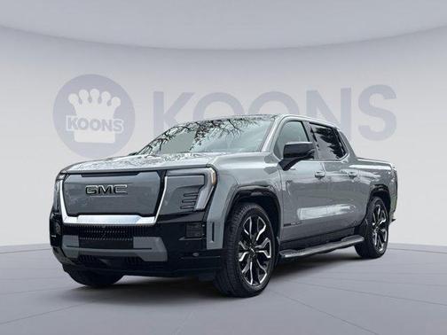 Thunderstorm Gray 2025 GMC Sierra EV Max Range Denali