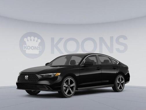 Crystal Black Pearl 2025 Honda Accord Hybrid Sport