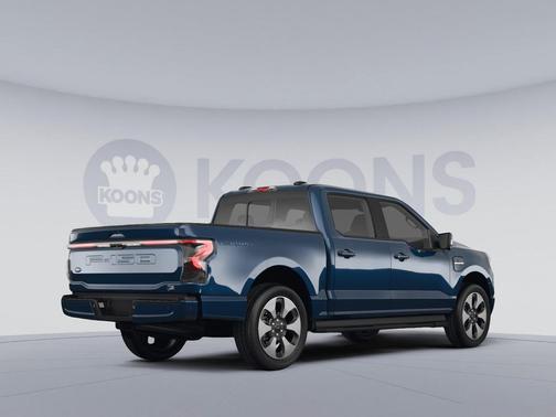 ANTIMATTER BLUE METALLIC 2025 Ford F-150 Lightning Platinum