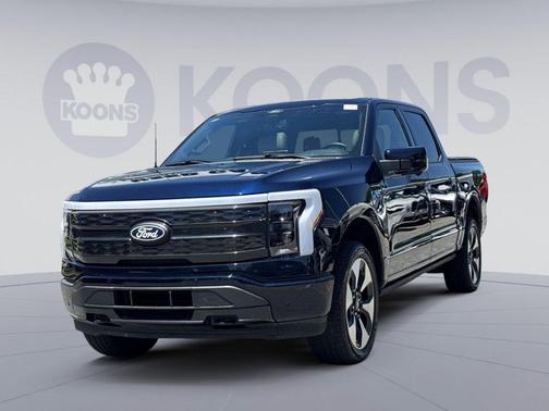 ANTIMATTER BLUE METALLIC 2025 Ford F-150 Lightning Platinum