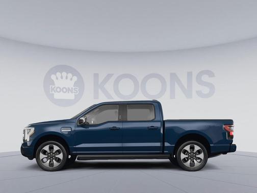 ANTIMATTER BLUE METALLIC 2025 Ford F-150 Lightning Platinum