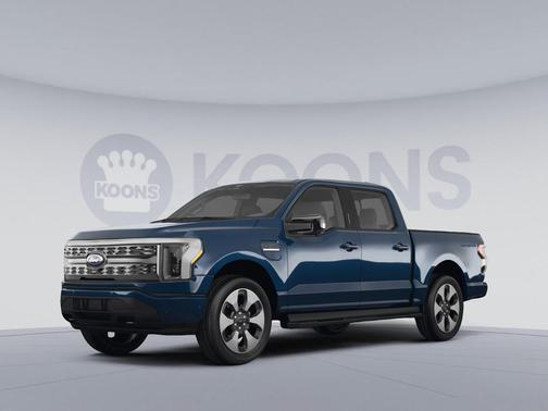 ANTIMATTER BLUE METALLIC 2025 Ford F-150 Lightning Platinum