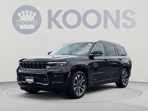Diamond Black Crystal Pearlcoat 2021 Jeep Grand Cherokee L Overland