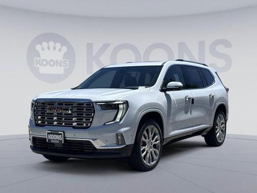 Glacier White Tricoat 2026 GMC Acadia Denali