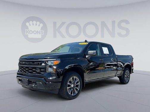 Black 2024 Chevrolet Silverado 1500 Custom