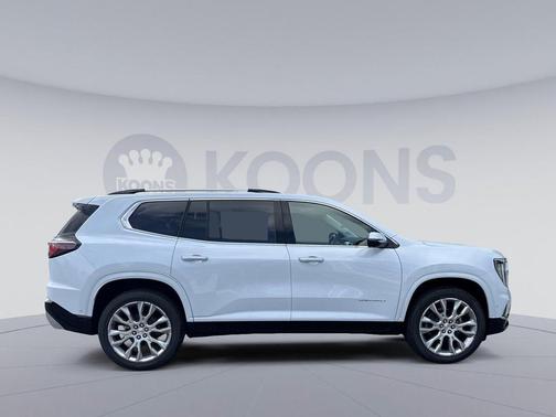 Glacier White Tricoat 2026 GMC Acadia Denali