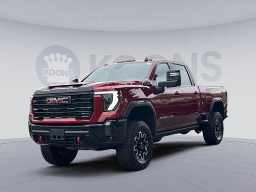 Volcanic Red Tintcoat 2024 GMC Sierra 2500 AT4X