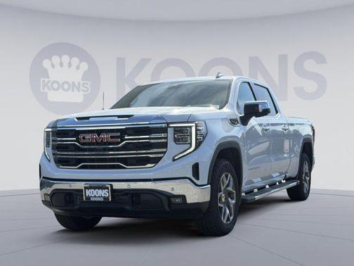 Glacier White Tricoat 2026 GMC Sierra 1500 SLT