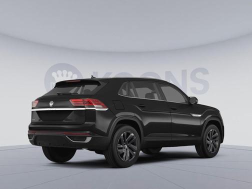 Deep Black Pearl 2021 Volkswagen Atlas 3.6L SE w/Technology