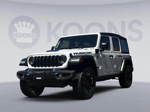 Bright White Clearcoat 2024 Jeep Wrangler 4xe Rubicon