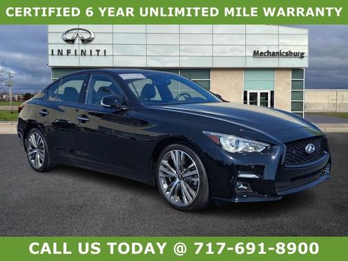 Black Obsidian 2023 INFINITI Q50 SENSORY