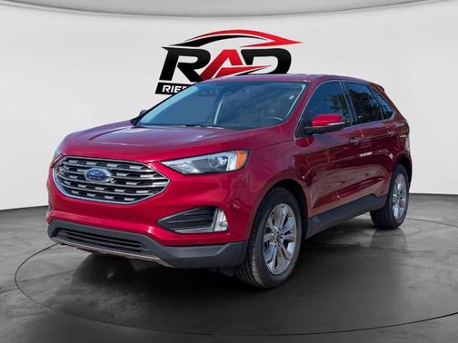 Red 2024 Ford Edge Titanium