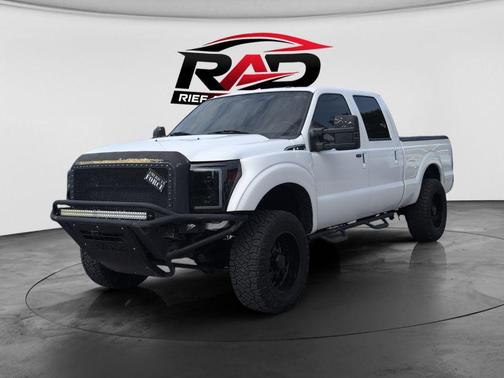 White Platinum Metallic Tri-Coat 2012 Ford F-250 Lariat