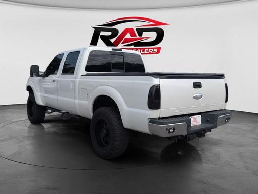 White Platinum Metallic Tri-Coat 2012 Ford F-250 Lariat