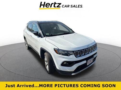 Bright White Clearcoat 2025 Jeep Compass Limited