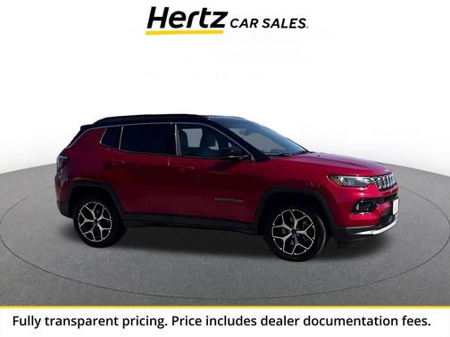 Red Hot Pearlcoat 2025 Jeep Compass Limited