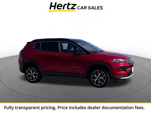 Red Hot Pearlcoat 2025 Jeep Compass Limited