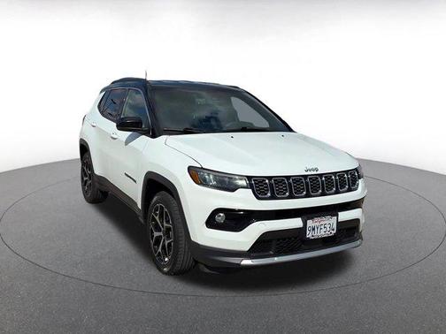 Bright White Clearcoat 2025 Jeep Compass Limited