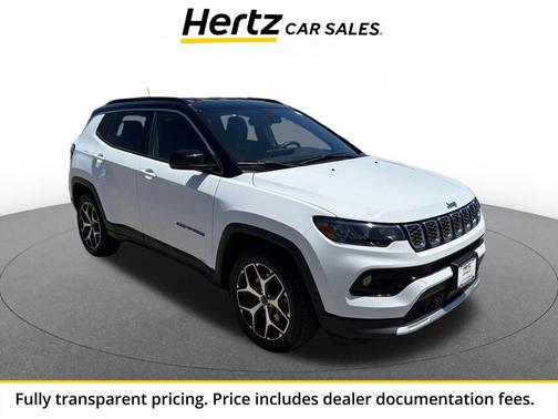 Bright White Clearcoat 2025 Jeep Compass Limited