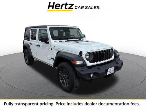 Bright White Clearcoat 2025 Jeep Wrangler Sport S