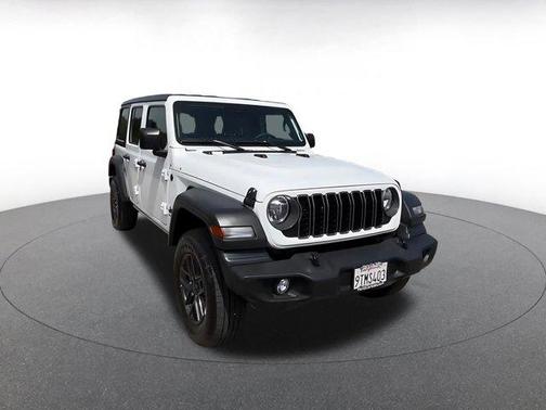 Bright White Clearcoat 2025 Jeep Wrangler Sport S