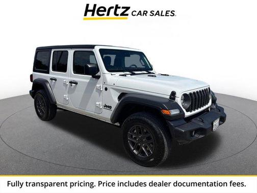 Bright White Clearcoat 2025 Jeep Wrangler Sport S