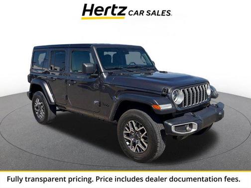Granite Crystal Metallic Clearcoat 2025 Jeep Wrangler 4-Door Sahara 4x4