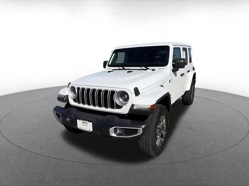 Bright White Clearcoat 2025 Jeep Wrangler 4-Door Sahara 4x4