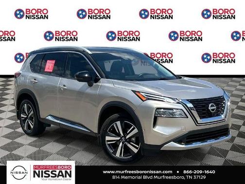 2 Tone Champagne Black Roof 2023 Nissan Rogue Platinum