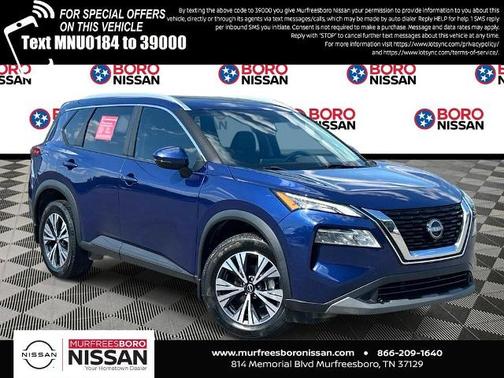 Caspian Blue 2022 Nissan Rogue SV