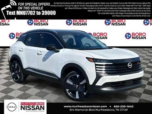 Aspen White Tri 2025 Nissan Kicks SR