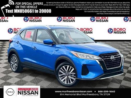Electric Blue Metallic 2024 Nissan Kicks SV