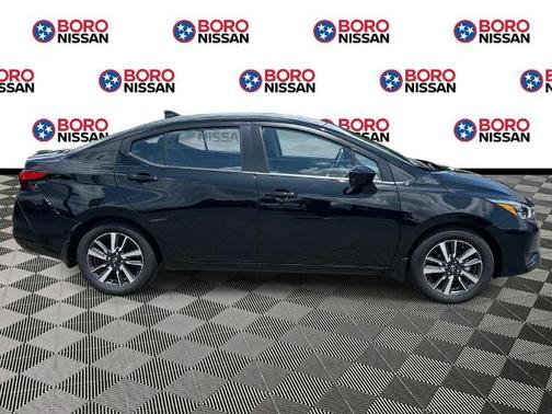 Black 2025 Nissan Versa 1.6 SV