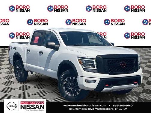 Glacier White 2023 Nissan Titan PRO-4X