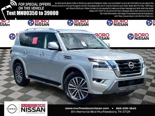 Brilliant Silver Metallic 2024 Nissan Armada SL