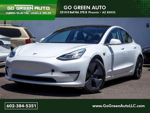 Pearl White Multi-Coat 2018 Tesla Model 3 Long Range