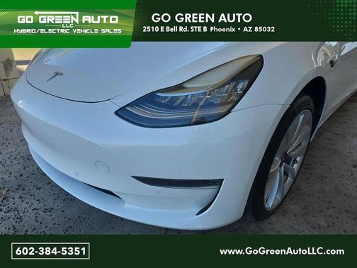 Pearl White Multi-Coat 2018 Tesla Model 3 Long Range