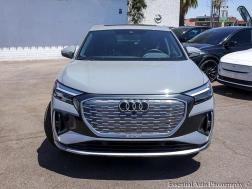 Pebble Gray 2024 Audi Q4 e-tron Sportback Premium Plus 55 quattro