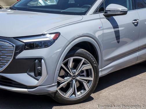 Pebble Gray 2024 Audi Q4 e-tron Sportback Premium Plus 55 quattro
