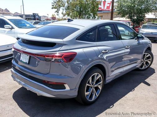 Pebble Gray 2024 Audi Q4 e-tron Sportback Premium Plus 55 quattro