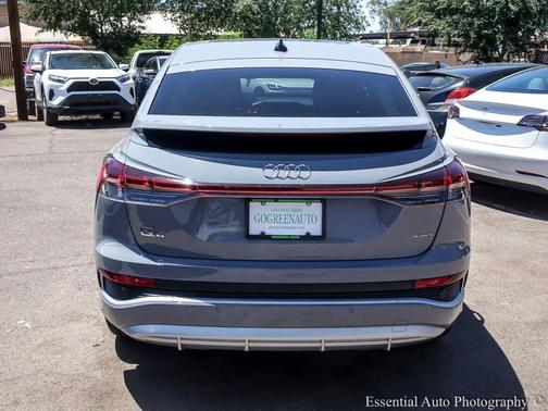 Pebble Gray 2024 Audi Q4 e-tron Sportback Premium Plus 55 quattro
