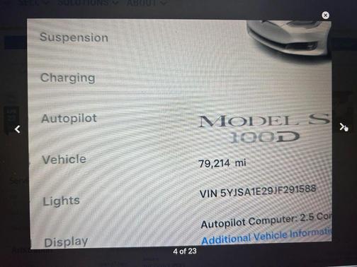 Pearl White Multi-Coat 2018 Tesla Model S 100D