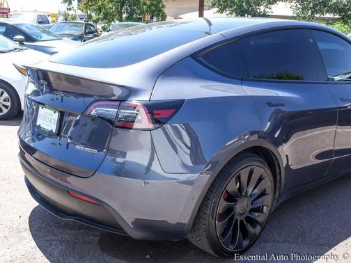 Gray 2022 Tesla Model Y Performance Dual Motor All-Wheel Drive
