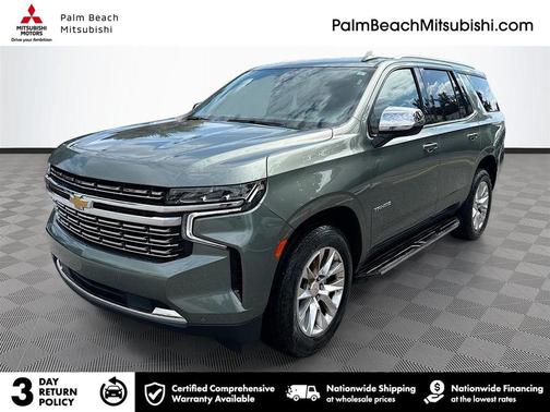Silver Sage Metallic 2023 Chevrolet Tahoe Premier