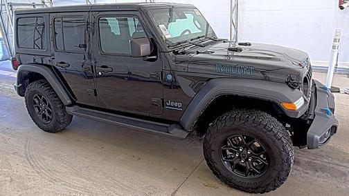 Black Clearcoat 2024 Jeep Wrangler 4xe Willys