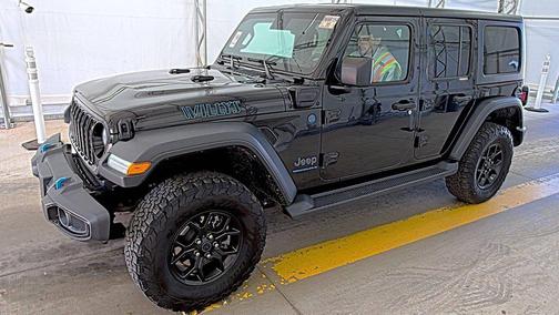 Black Clearcoat 2024 Jeep Wrangler 4xe Willys