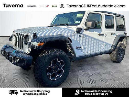 Bright White Clearcoat 2023 Jeep Wrangler 4xe Rubicon